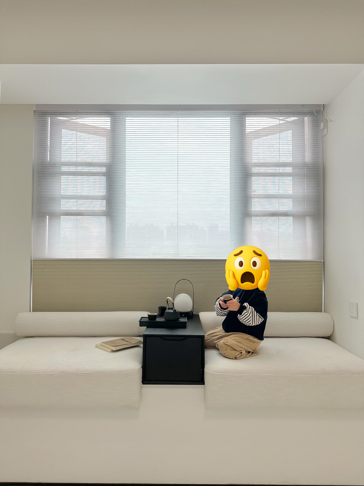 Sled Style Bay Window Cushion Sofa (Priced per Meter) - Custom Size Reading Nook Seat