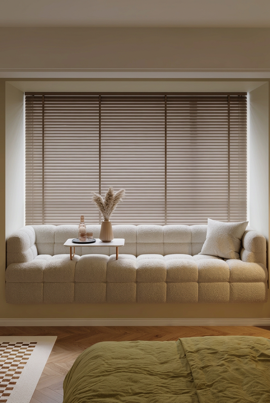 Marshmallow Style Bay Window Cushion Sofa Clean View